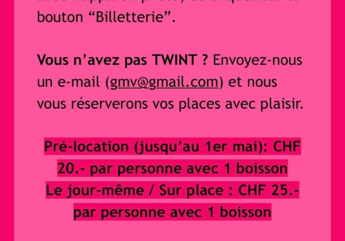 Soirée disco salle communale de Gingins