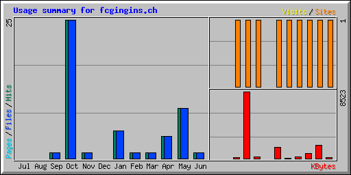 Usage summary for fcgingins.ch